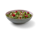 Salatskál 24cm grá/bleik