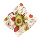 Bee's Wrap - VEGAN -þrjár í pakka -S,M,L. blóma