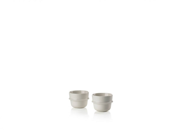 Bollar 2stk 0,7ltr leir INU offwhite