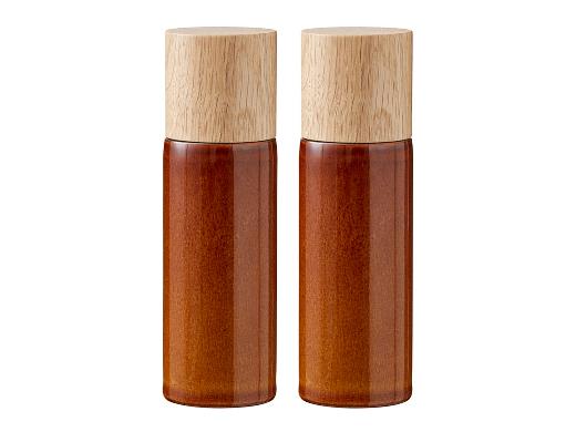 Kvörn salt og pipar 16,7cm amber