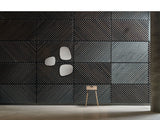 Veggspegill 42x50cm Venja iron black