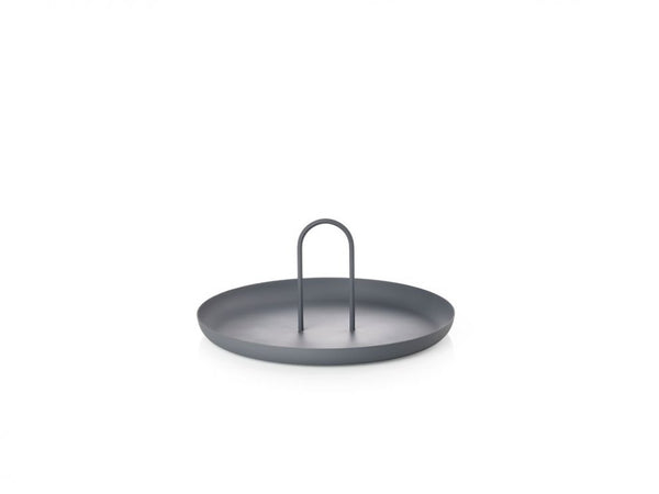 Bakki kringlóttur m. handfangi 30cm Singles grey