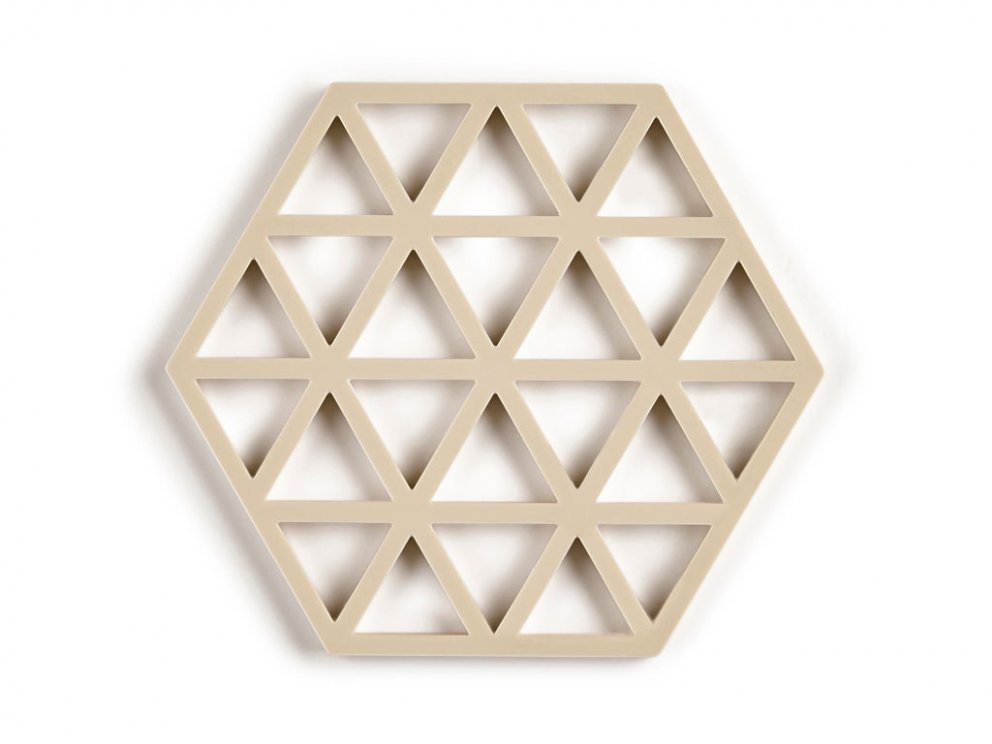 Hitaplatti Trivet Triangles Birch