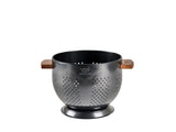 Sigti með viðarhöldum 22x17,4cm black
