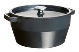 Pottur 28cm/6,3L kringlóttur SlowCook grey