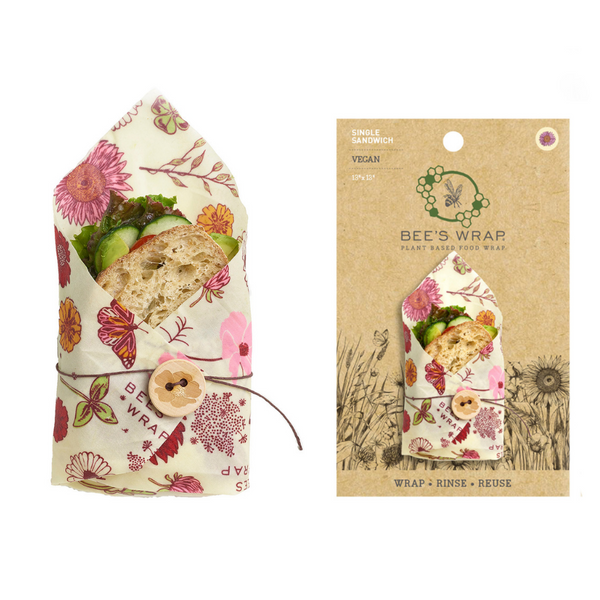 Bee's Wrap - VEGAN - samlokuörk - blóma