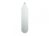 Veggspegill oval 120x30 black