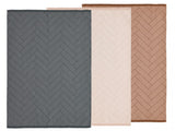 Viskastykki 3stk Tiles ash/beige/brown