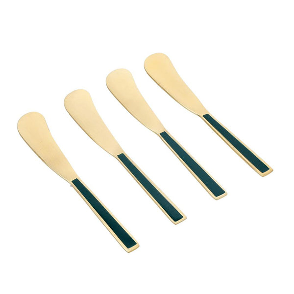 Osta/smjörhnífar 4stk green