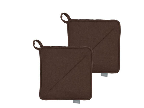 Pottaleppar 2stk Soft coffee brown