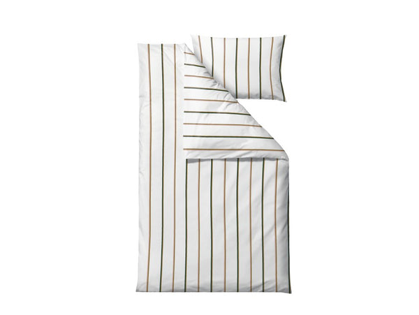 Rúmföt 140x200 Stripe White