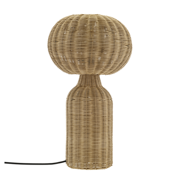 Borðlampi Werna 53,5cm bast natur