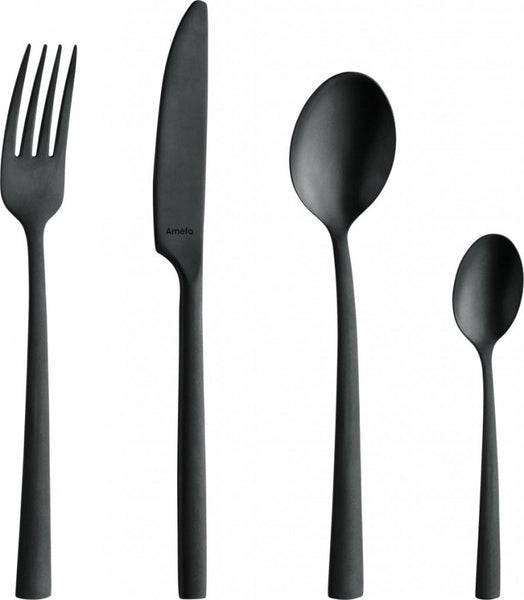 Hnífapör 16stk black Vintage Manille