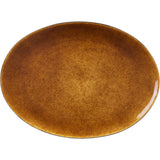 Fat oval - amber