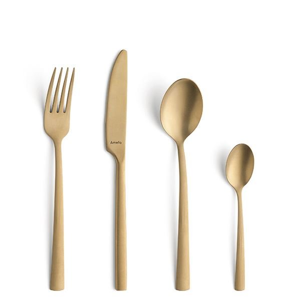 Hnífapör 16stk gold Vintage Manille