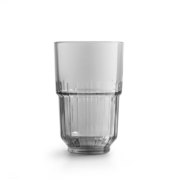 Glas vatn staflanlegt 35,5cl grátt Linq
