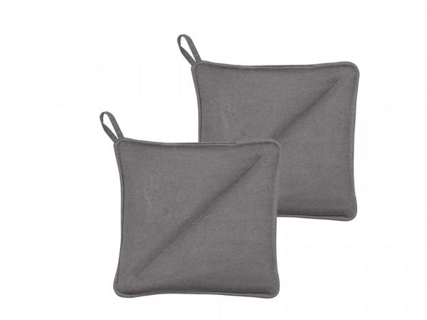 Pottaleppar 20x20 2stk grey