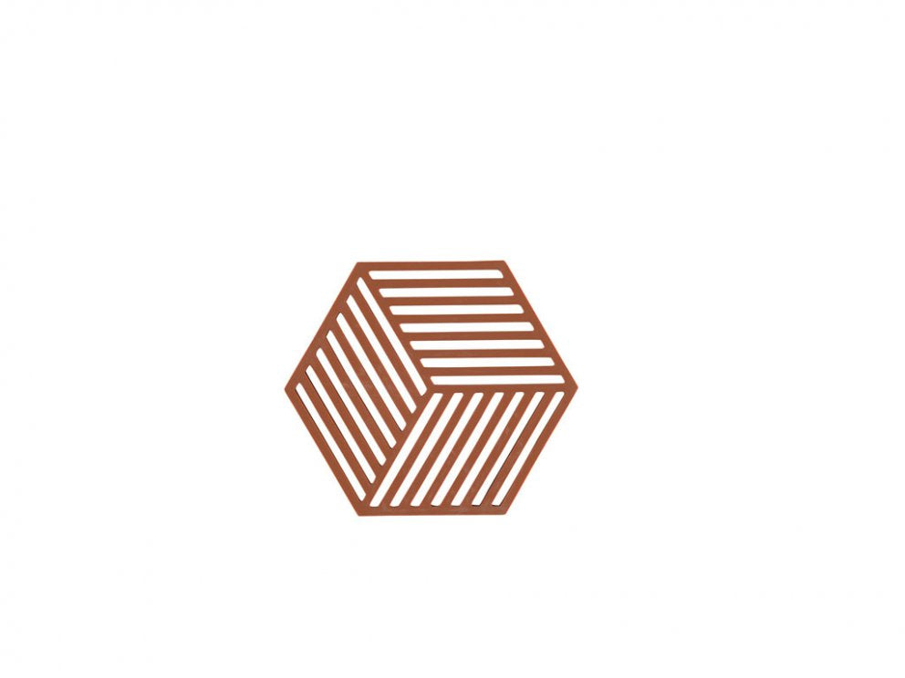 Hitaplatti Hexagon terracotta