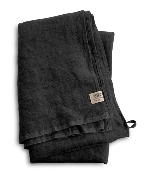 Handklæði 90x145 dark grey