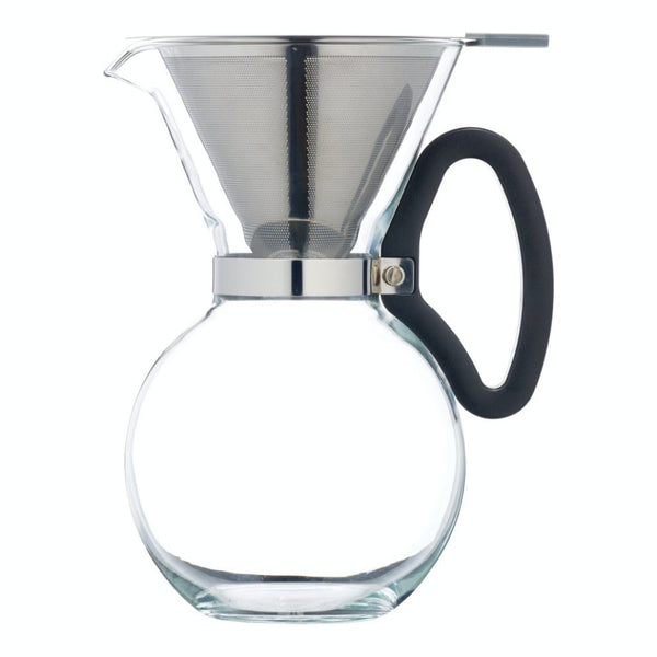 Kaffikanna gler með trekt slow brew